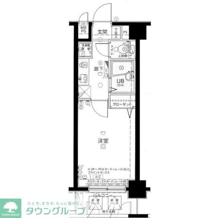 メインステージ巣鴨の物件間取画像